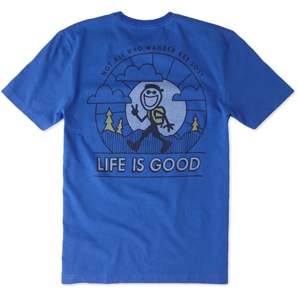 LIFE IS GOOD Men's Not All Who Wander Crusher Tee