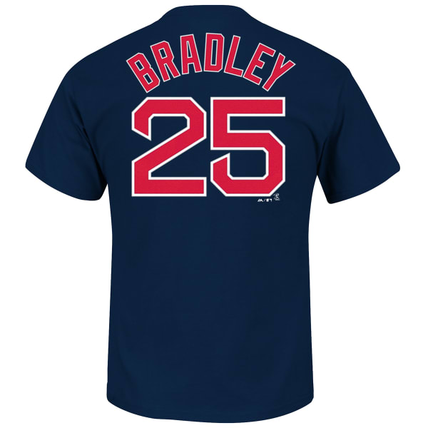 BOSTON RED SOX Men's Jackie Bradley #25 Name & Number Tee