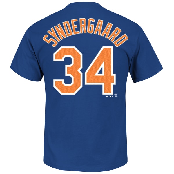 Men's New York Mets #34 Noah Syndergaard Royal Blue Alternate Flex