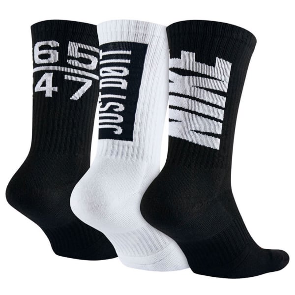 NIKE Men's Dry-Fit Fly V4 Crew Socks, 3-Pack