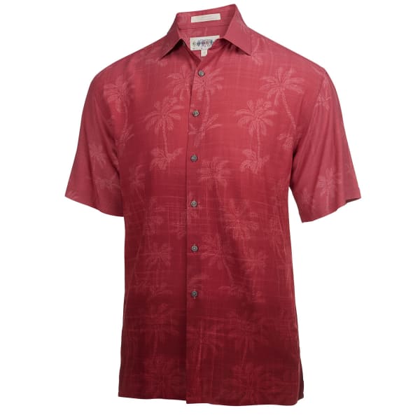 CAMPIA MODA Men's Tonal Tropical Short-Sleeve Woven Shirt