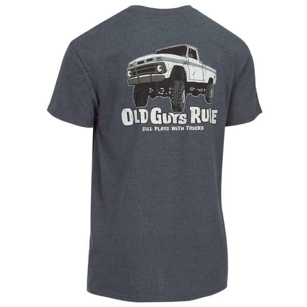 OLD GUYS RULE Men's Still Plays with Trucks 4x4 Tee