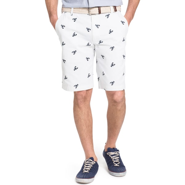 IZOD Men's Lobster Printed Twill Shorts