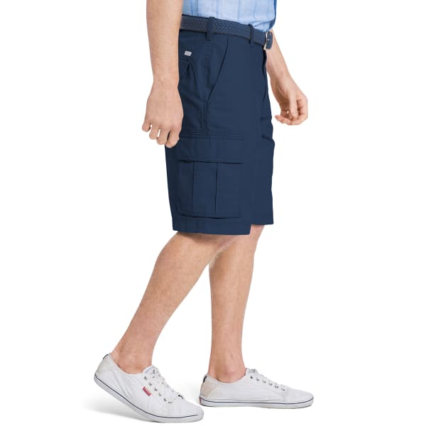 IZOD Men's Flat Front Cargo Shorts