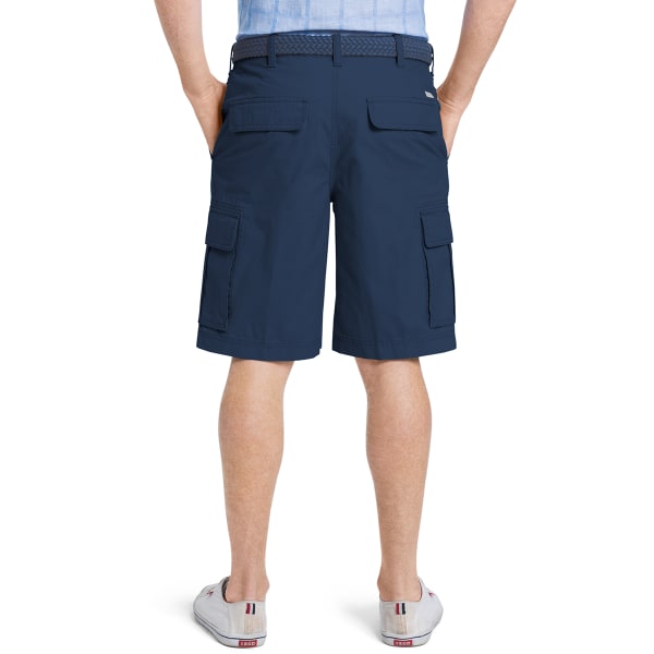 IZOD Men's Flat Front Cargo Shorts