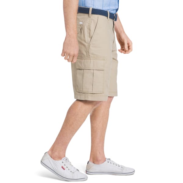 IZOD Men's Flat Front Cargo Shorts