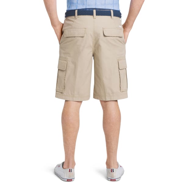 IZOD Men's Flat Front Cargo Shorts