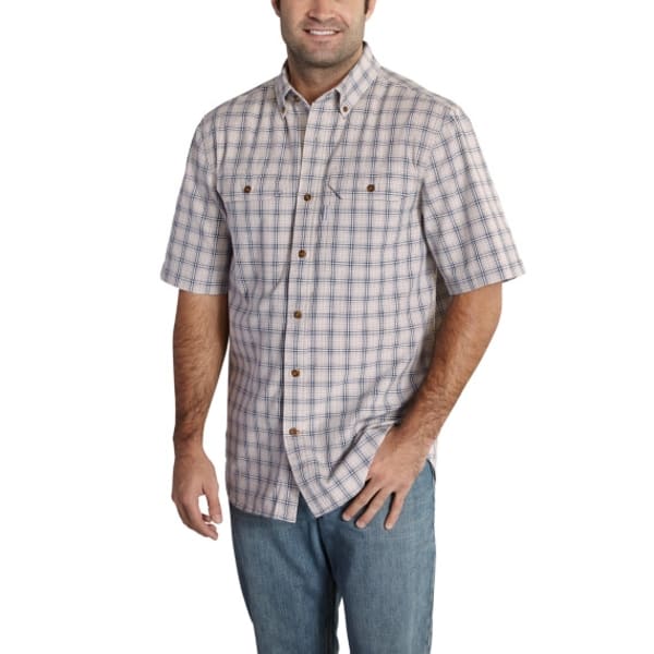 CARHARTT Men's Fort Plaid Short-Sleeve Shirt