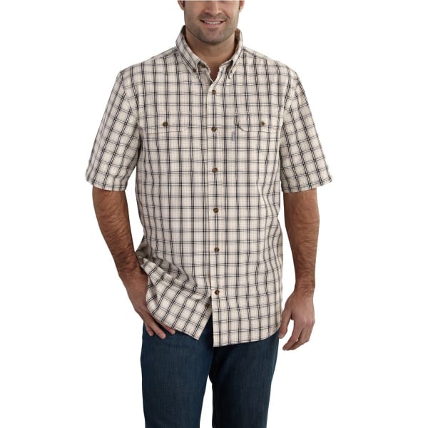 CARHARTT Men's Fort Plaid Short-Sleeve Shirt