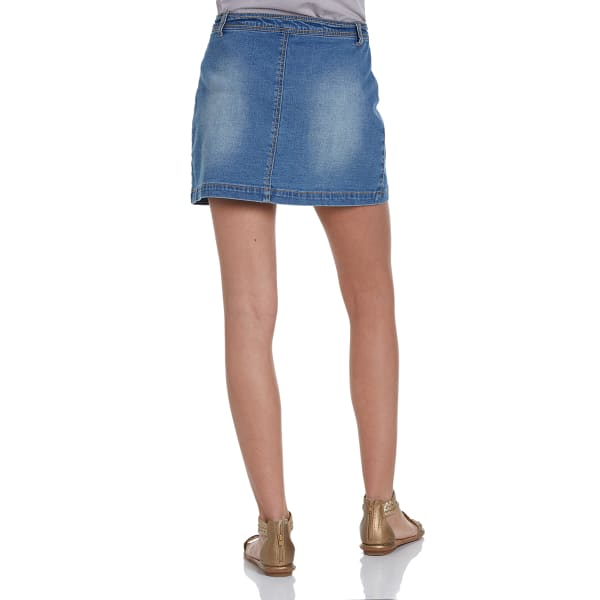 FREESTYLE Juniors' Button Down Denim Skirt