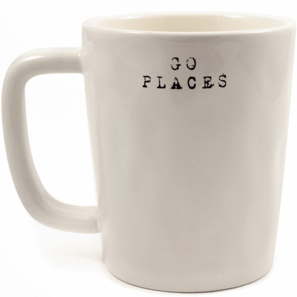LIFE IS GOOD Go Places Artisan Mug