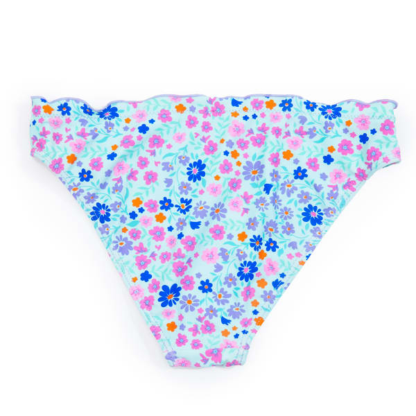 VIGOSS Girls' Flowered One-Piece Bikini Bottom