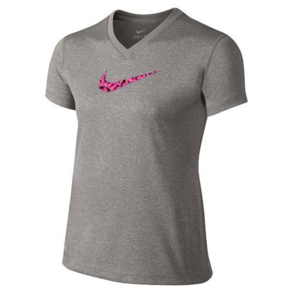 NIKE Girls' Legend V-Neck Tee