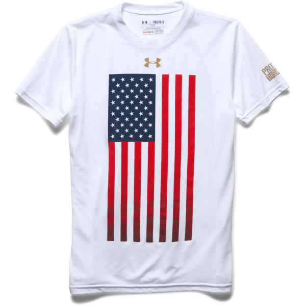 UNDER ARMOUR Boys' USA Flag Tee