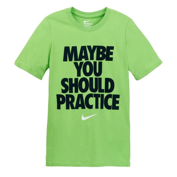 NIKE Boys' Maybe You Should Practice Tee