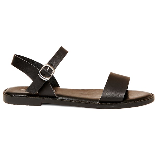 MADDEN GIRL Juniors' Blurt Two-Band Flat Sandals