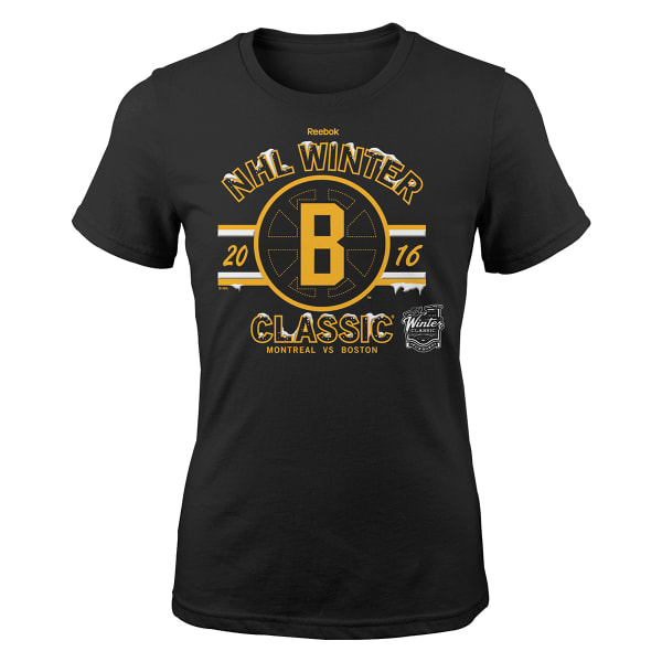 BOSTON BRUINS Youth 2016 Winter Classic Snow Puff Short-Sleeve Tee