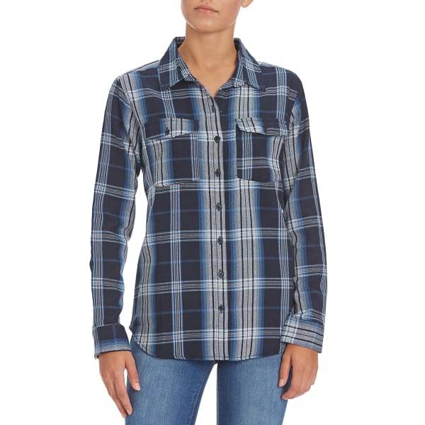 OVERDRIVE Women's Plaid Flannel Shirt