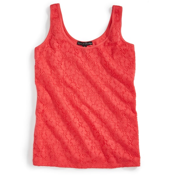 FRENCH LAUNDRY Women's Lace Front Tank Top