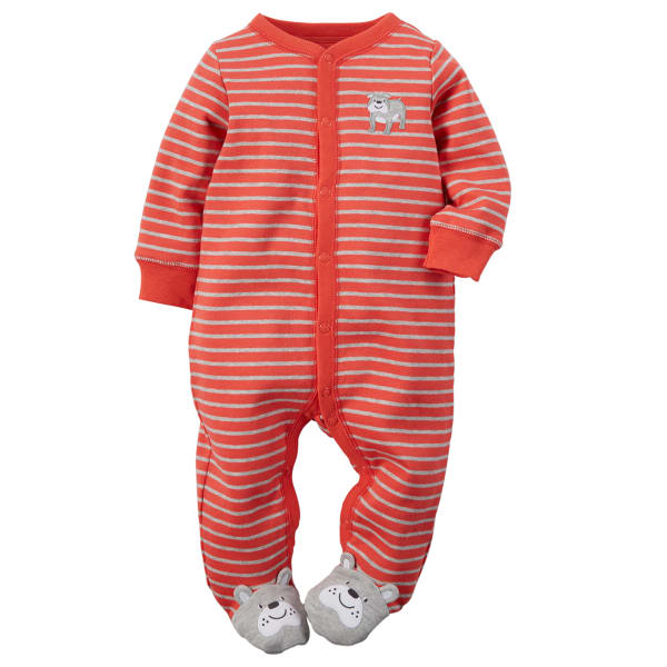 CARTER'S Baby Boys' Bulldog Snap-Up Sleep & Play One-Piece