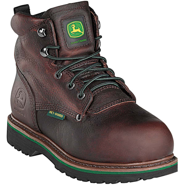 JOHN DEERE Men's 6" Steel Toe Lace-Up Boot