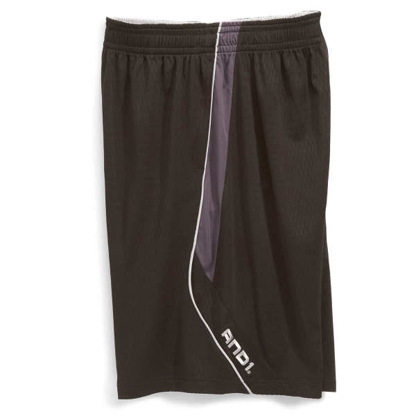 AND1 Men's Fiasco Honeycomb Mesh Dazzle Shorts