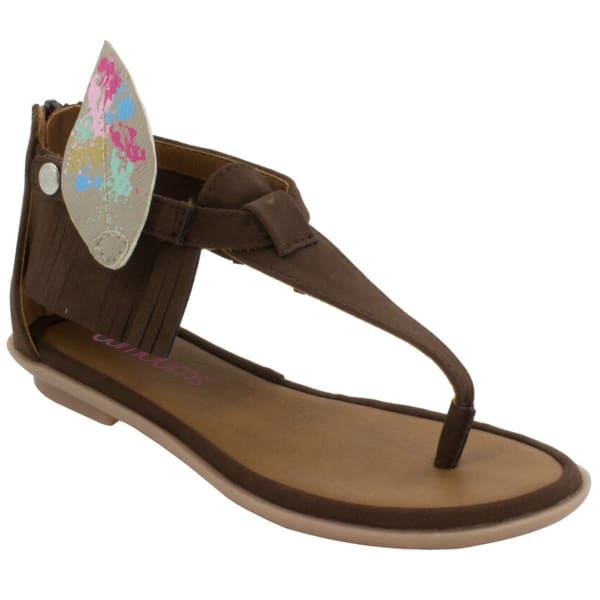 BUMBUMS & BAUBLES Girls' Sienna Fringe Sandals