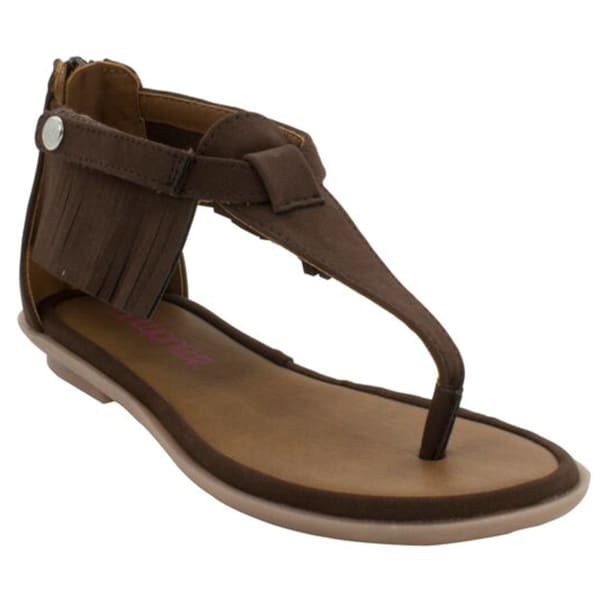 BUMBUMS & BAUBLES Girls' Sienna Fringe Sandals