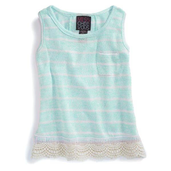 MISS CHIEVOUS Girls' Hacci Stripe Tank