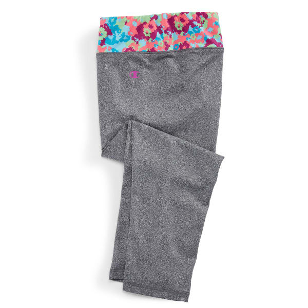 CHAMPION Girls' Printed Waistband Capris