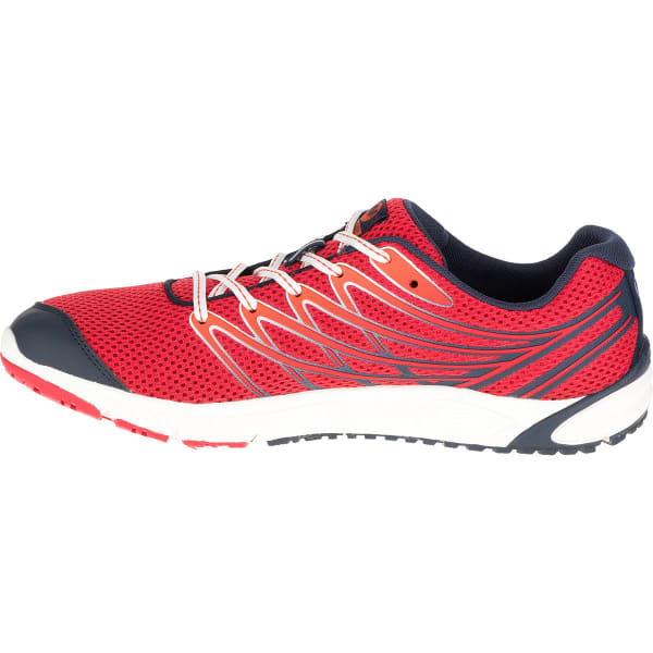 MERRELL Men's Bare Access 4 Running Shoes, Blue/Red