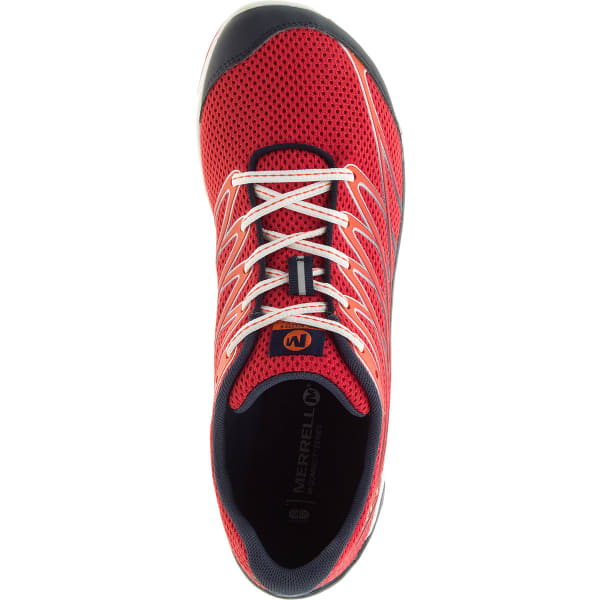 MERRELL Men's Bare Access 4 Running Shoes, Blue/Red