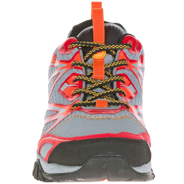 MERRELL Men's Capra Bolt Waterproof Trail Shoes, Bright Red