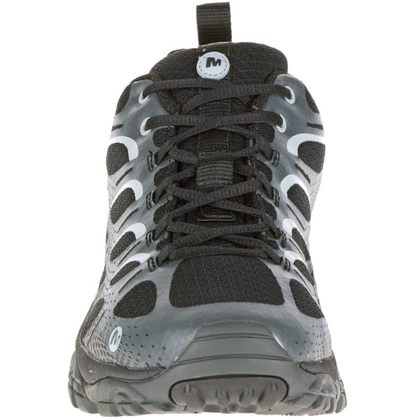 MERRELL Men's Moab Edge Shoes, Black/Grey