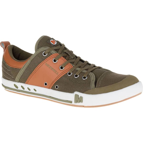 MERRELL Men's Rant Canvas Sneakers, Dark Olive