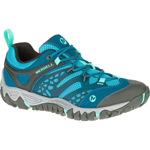 MERRELL Women's All Out Blaze Ventilator Hiking Shoes, Turquoise/Aqua