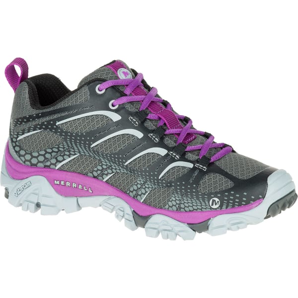 MERRELL Women's Moab Edge Shoes, Black/Purple