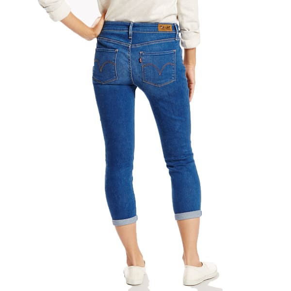 levi's mid rise skinny crop