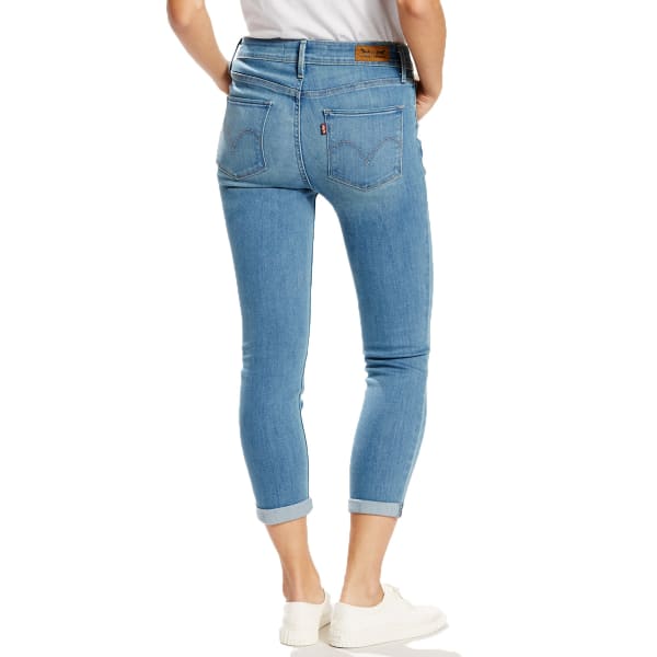 levi's mid rise skinny crop