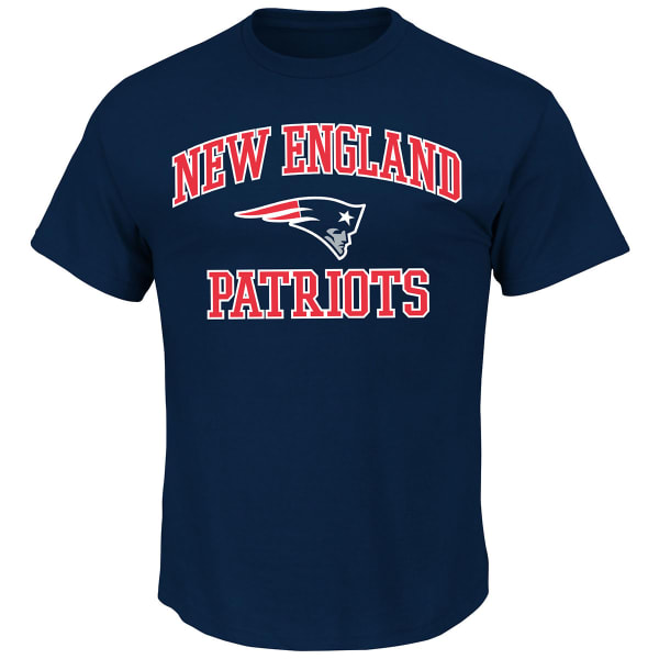 NEW ENGLAND PATRIOTS Men's Heart and Soul II Short-Sleeve Tee