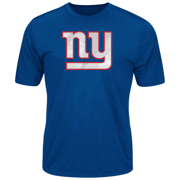 NEW YORK GIANTS Men's Logo Tech Synth Short Sleeve Tee