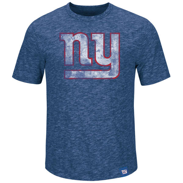 NEW YORK GIANTS Men's Hyper Logo Slub Short Sleeve Tee