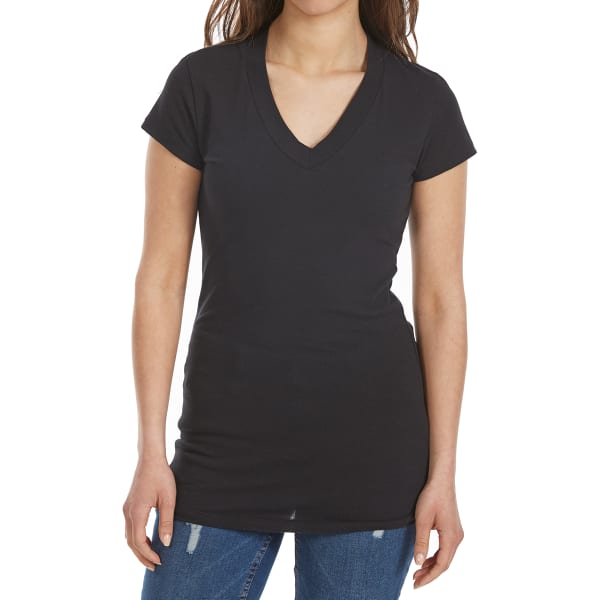 TRESICS Women's Femme Basic V-Neck Tee