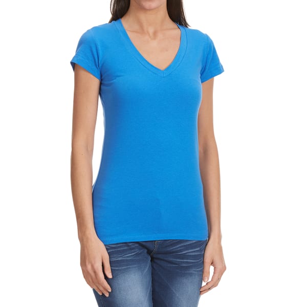 TRESICS Women's Femme Basic V-Neck Tee