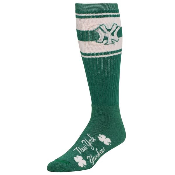 NEW YORK YANKEES Green Striped Socks