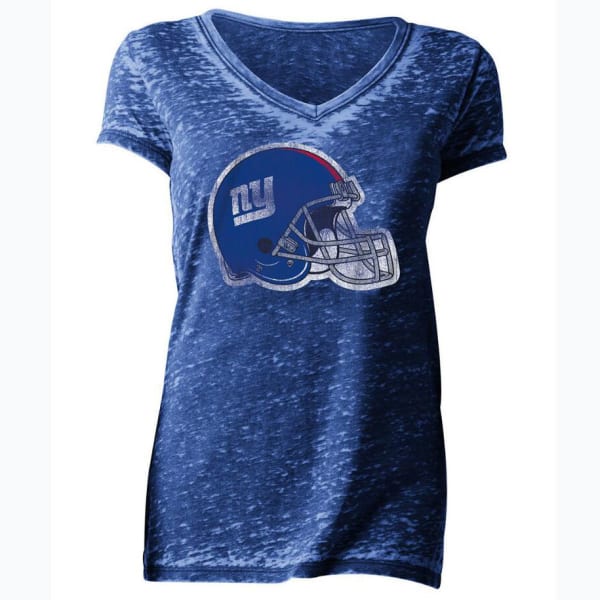 NEW YORK GIANTS Women's Burnout Short-Sleeve Tee