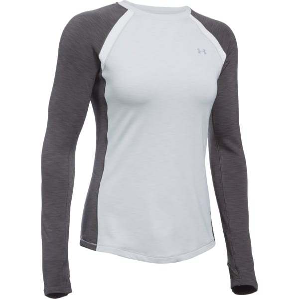 UNDER ARMOUR Women's ColdGear Long-Sleeve Crewneck Top