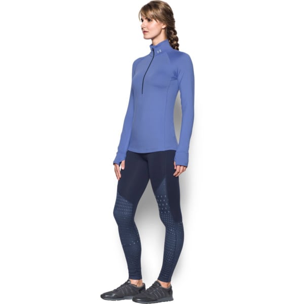 Under Armour Womens Cold Gear Graphic Half Zip Blue