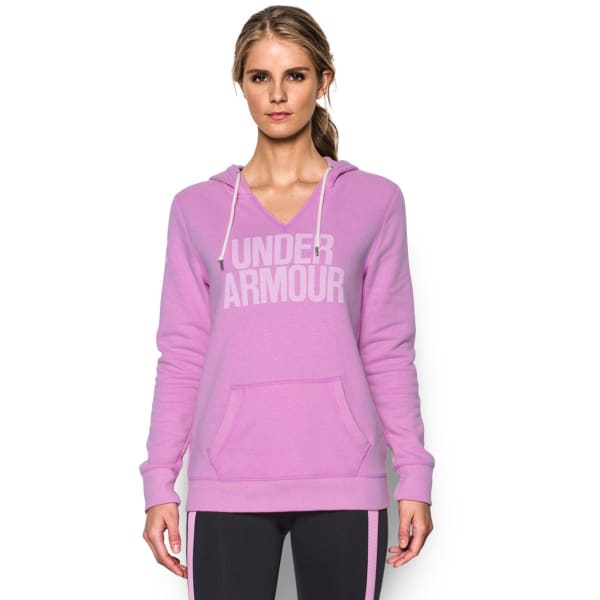 UNDER ARMOUR Women's Favorite Fleece Word Mark Popover