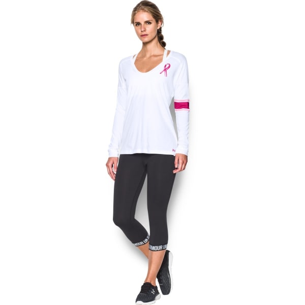 UNDER ARMOUR Women's Power in Pink Favorite Long-Sleeve Tee